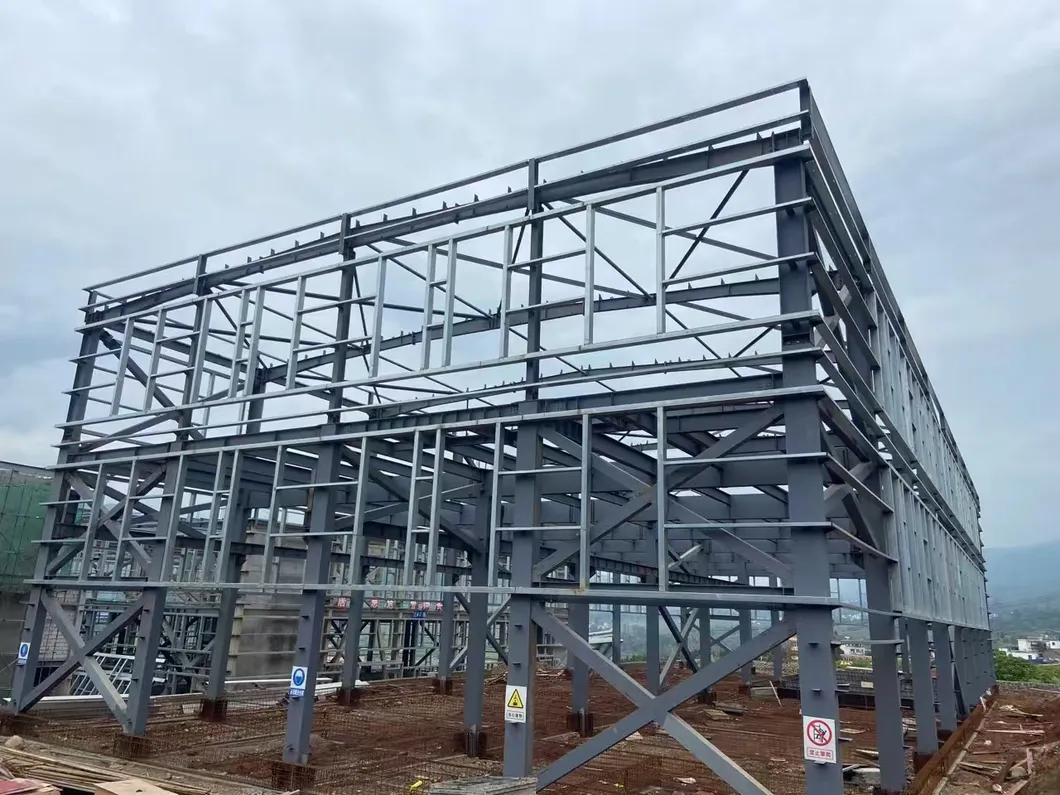 High Quality Metal Buildings Workshop Steel Frame Prefabricated Steel Structure Warehouse 0