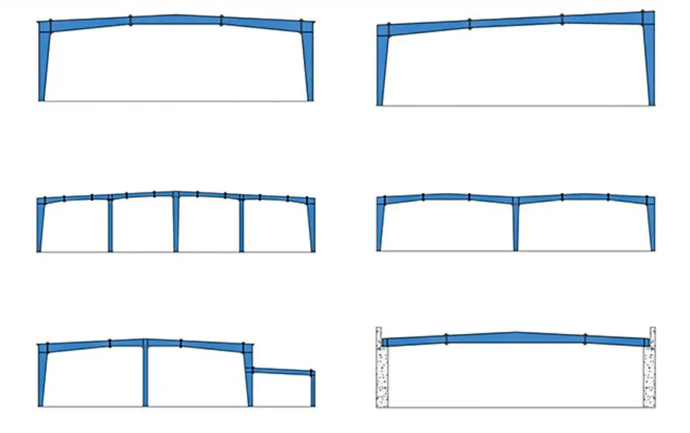 High Quality Metal Buildings Workshop Steel Frame Prefabricated Steel Structure Warehouse 4