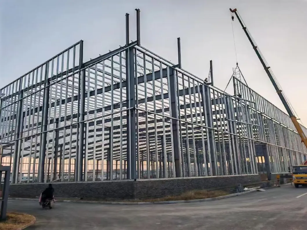 High Quality Metal Buildings Workshop Steel Frame Prefabricated Steel Structure Warehouse 2