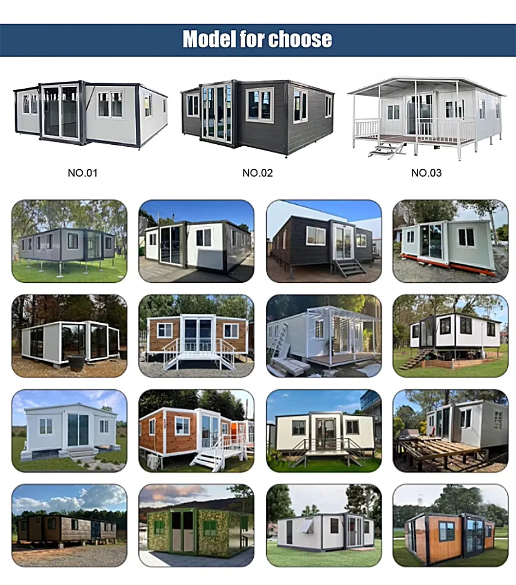 20FT Luxury Expandable Prefab House with Modular Prefabricated Office & Portable Mobile Container Home 4
