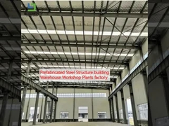 Construcción prefabricada de estructuras de acero Almacén Taller Fábrica de plantas