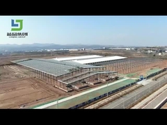 ইস্পাত কাঠামো বিল্ডিং প্রকল্প শোকেস-ওয়ার্কশপ গুদাম স্টোরেজ গ্যারেজ অফিস