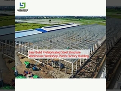Fácil Construir Estructura prefabricada de acero Almacén Taller Plantas Edificio de fábrica