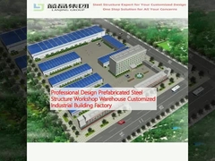 Proyecto profesional Taller de estructuras prefabricadas de acero Almacén Fabrica de edificios industriales personalizados