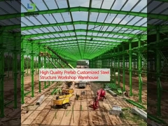 Prefabricado de alta calidad Construcción de acero a medida Taller de almacenamiento