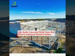 Construcción de talleres de almacén con estructura de acero prefabricada de alta calidad