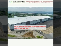 High Quality Prefab Steel Structure Warehouse Building Garage Shed