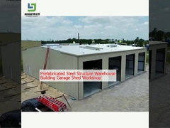 Prefabricated Steel Structure Warehouse Building Garage Shed Workshop