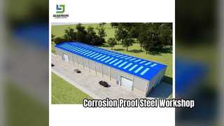 Lightweight Steel Workshop Corrosion Resistant