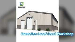 Lightweight Steel Workshop Corrosion Resistant & Durable