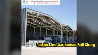 Galvanized Steel Warehouse Custom Sizes Q235B Q355B