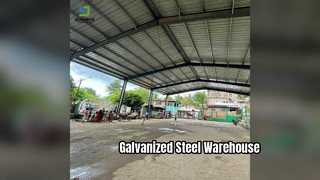 Steel Structure Warehouse Galvanized Frame Prefab