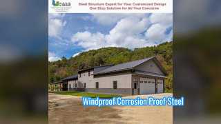 Steel Building Corrosion Windproof Industrial Factory