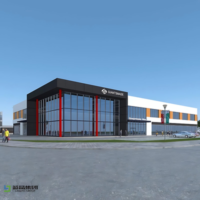 Good price Pre Engineered Large Span Metal Steel Structure Frame Workshop Storage Warehouse With Main Frame Welded H Steel Beam online