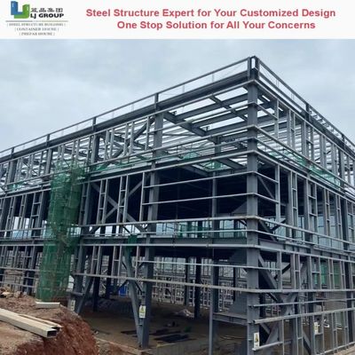 Goede prijs Geaffineerde kleur staalplaat Staalstructuur Gebouw Custom Layout CE online