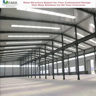 Bom preço Q355B Armazém pré-fabricado de estruturas de aço com estrutura galvanizada on-line