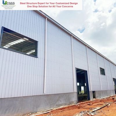 Καλή τιμή Tekla Λογισμικό Οικονομική Θερμομόνωση Προκατασκευασμένο Κτίριο από Χαλύβδινο Σκελετό για Αποθήκευση και Logistics σε απευθείας σύνδεση