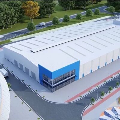 İyi bir fiyat. Prefabrik Çelik Depo/Atölye/Hangarı/Salon Çelik Yapı Endüstriyel Fabrika çevrimiçi