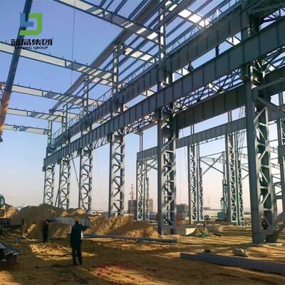 Buen precio Almacén prefabricado de estructura de acero fácil de instalar diseñado a medida para almacenamiento industrial en línea