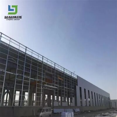 Buon prezzo Fabbrica industriale prefabbricata in struttura d'acciaio, officina metallica, capannone, con certificato CE in linea