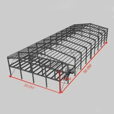 İyi bir fiyat. Düşük Fiyatlı Modern Prefabrik Metal Yapı Atölyesi Depo Barınak Kendinden Depolamalı Çelik Bina Yapı Malzemesi çevrimiçi