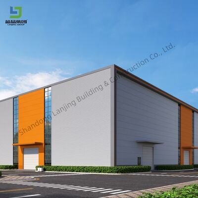 Buen precio Estructura metálica prefabricada industrial modular anticorrosión de acero, prefabricada, de gran espacio, multiuso, estructura de acero ligero, almacén, taller, edificio comercial e industrial, escuela, oficina en línea