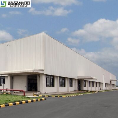 Bom preço Projeto personalizado DIP Quadro galvanizado Galpão industrial pré-fabricado / pré-fabricado Estrutura de aço Armazém para construção de aço Armazém / oficina / hangar / garagem on-line