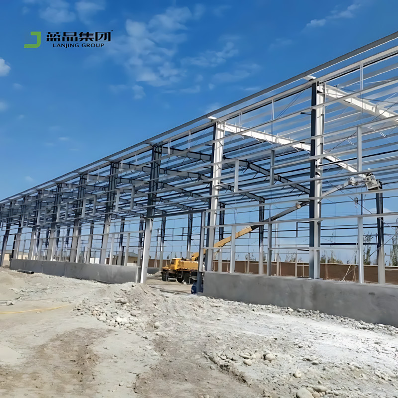 Bolted Connection Steel Structure Hangar Portal Frame Structure Anti ...