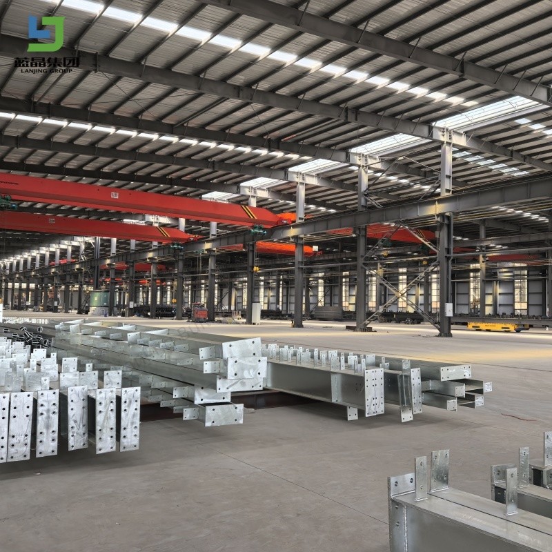 Prefabricated Low Cost Structural Steel Structure Building Workshop ...