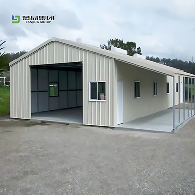 Large Span Metal Workshop Buildings High Strength Steel Modular Structure