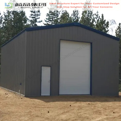 Prefabricated Green Steel Structural Building Workshop Warehouse Building Garage Shed Storage