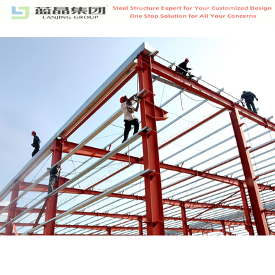 Multi-use prefabricated customized green light steel structure building workshop warehouse metal warehouse storage warehouse