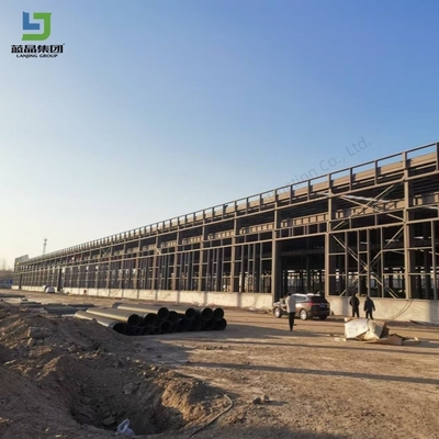 High Quality Certification Prefabricated Light Structural Steel Frame Structure Modular Warehouse Workshop Steel Frame Warehouse