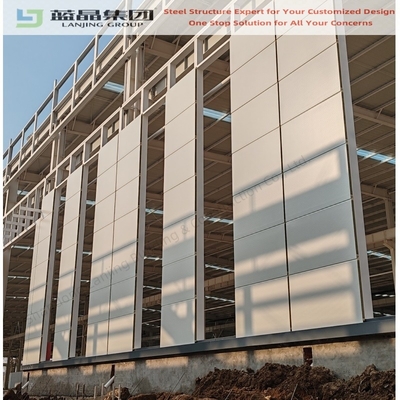 Professional Design Manufacture Large Span Prefabricated Structural Steel Frame Workshop Warehouse Building