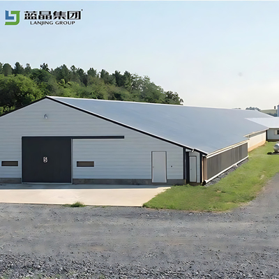 Q235 Q355 Portal Frame Warehouse Corrugated Color Steel Sheet Bolted Connection