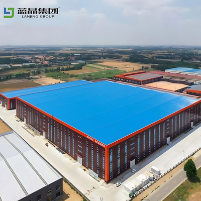 Q235b Q355b Steel Portal Frame Warehouse Galvanized Steel Thermal Insulation