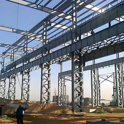 Custom Size Prefab Garage Buildings Galvanized Steel High Load Bearing