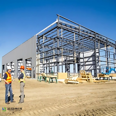 Large Span Prefabricated Building High Strength Steel Modular Structure