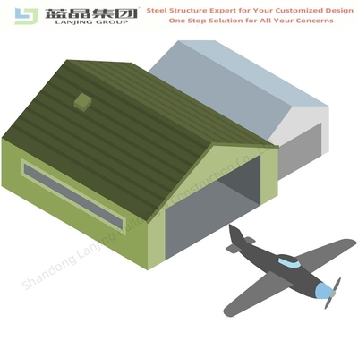 Good price Environmental Protection Prefabricated Hangar Green Easy Build Steel Structure Building online