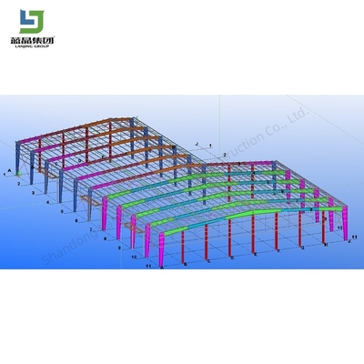 CAD Quadro metallico Struttura in acciaio prefabbricata