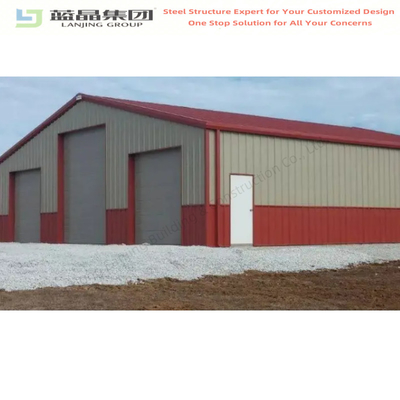 Prefabricated Steel Building Construction Green Customized Light Steel Structure