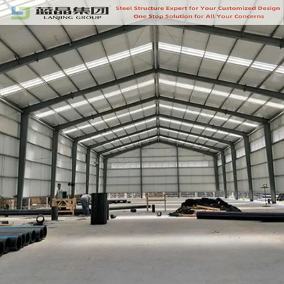 High Quality Prefabricated  Steel Building Construction Building Garage Shed Workshop