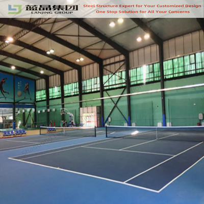 Good price Prefab Large Space Commercial Sport Hall Warehouse Steel Structure Building Workshop Plant Storage Warehouse Sandwich Panel online