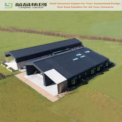 Customized Prefabricated  Steel Building Construction Building Garage Shed Workshop