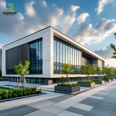 Bon prix Atelier commercial de construction en acier à haute résistance à l'eau pour entrepôt métallique préfabriqué en ligne