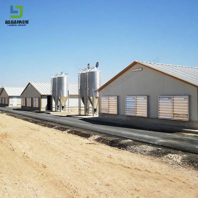 Good price Prefabricated Steel Structure Chicken Coop Hen House Low Cost Prefab Poultry House Large Chicken Barn online