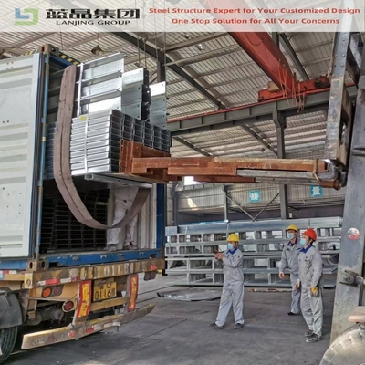 Good price Q355 Q235 Custom Prefabricated Steel Warehouse Building Cost Reasonable online