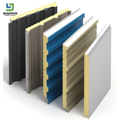 Waterproof Garage Rock Wool Metal Sandwich Panel Ceiling Insulated Panels