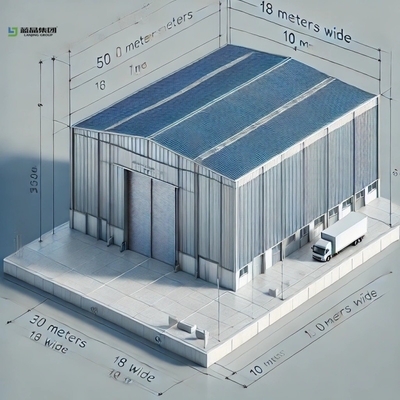 Sandwich Panel Steel Structure Warehouse Corrosion Resistant Q355b Q235b