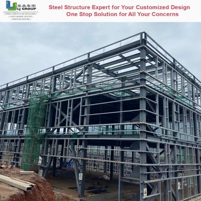 Good price Corrugated Color Steel Sheet Steel Structure Building Custom Layout CE online